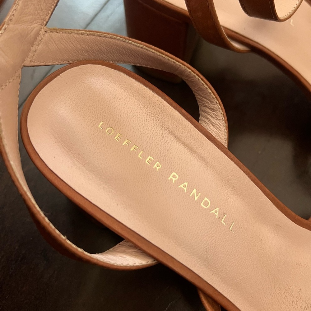 Loeffler Randall Women's Brown Strappy Sandals - Picture 4 of 5